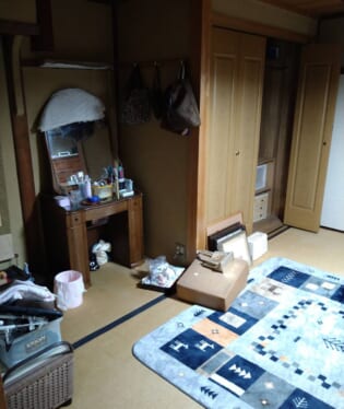 奈良県奈良市 H様の不用品回収作業前のご自宅の写真