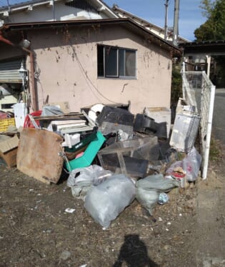 大阪府堺市 H様の不用品回収作業前のご自宅の写真