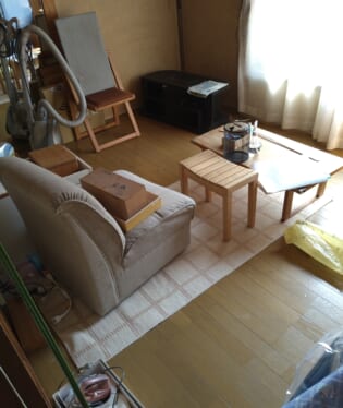 大阪府高石市 F様の不用品回収作業前のご自宅の写真