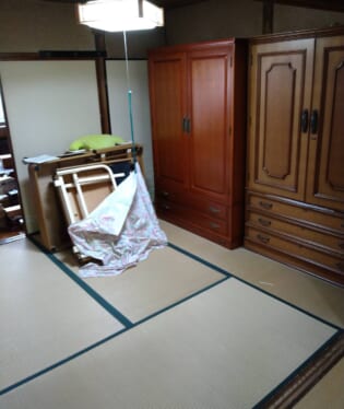 奈良県桜井市 G様の不用品回収作業前のご自宅の写真