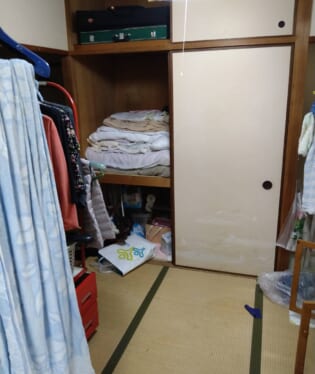 大阪府大阪市 A様の不用品回収作業前のご自宅の写真