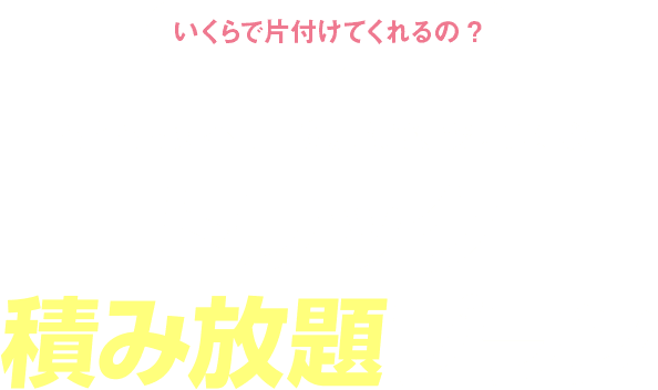 まとまった不用品を定額で、お得に処分トラック積み放題プラン