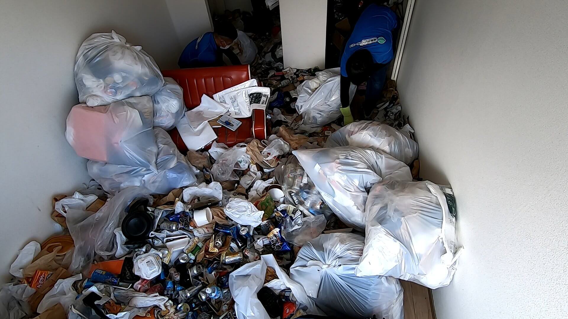 ゴミ屋敷の片付け