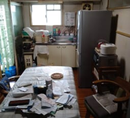 遺品整理 作業前の写真