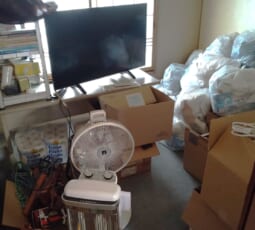 遺品整理 作業前の写真