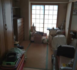 遺品整理 作業前の写真