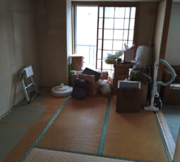 遺品整理 撤去後の写真