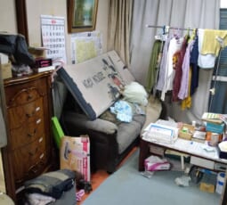遺品整理 作業前の写真