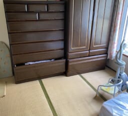 遺品整理 作業前の写真