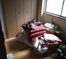 遺品整理 作業前の写真