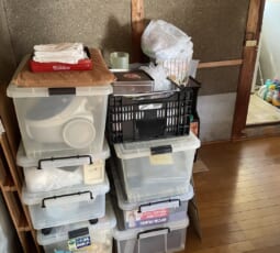 遺品整理 作業前の写真