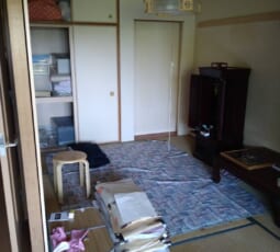 遺品整理 作業前の写真