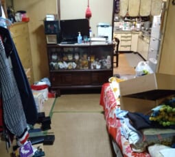 遺品整理 作業前の写真