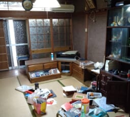 遺品整理 作業前の写真