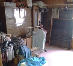 遺品整理 作業前の写真