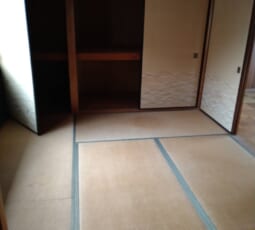 遺品整理 撤去後の写真
