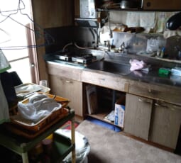 遺品整理 作業前の写真