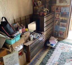 遺品整理 作業前の写真
