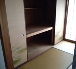 遺品整理 撤去後の写真