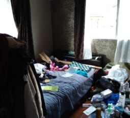 汚部屋片付け 作業前の写真