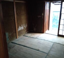 遺品整理 撤去後の写真