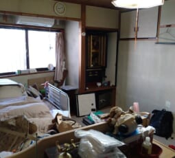 遺品整理 作業前の写真