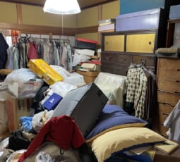 遺品整理 作業前の写真