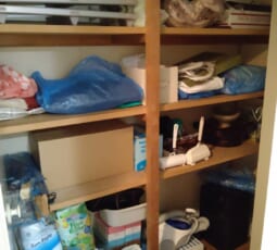 遺品整理 作業前の写真