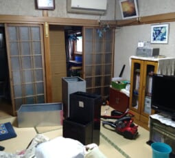 遺品整理 作業前の写真
