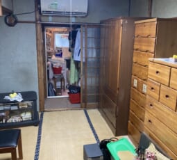 遺品整理 作業前の写真
