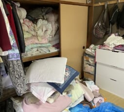 遺品整理 作業前の写真