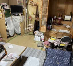 遺品整理 作業前の写真