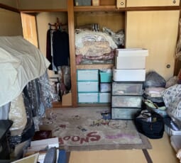 遺品整理 作業前の写真