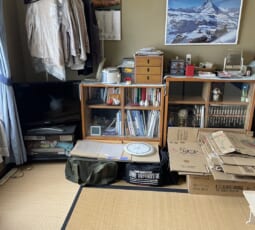 遺品整理 作業前の写真