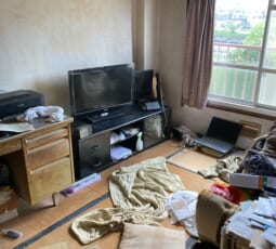 遺品整理 作業前の写真