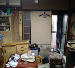 遺品整理 作業前の写真
