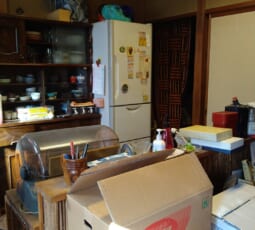遺品整理 作業前の写真