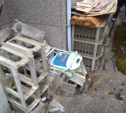 少量の不用品回収 作業前の写真