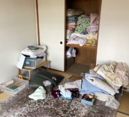 遺品整理 作業前の写真