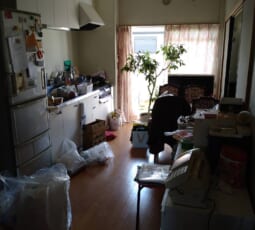 遺品整理 作業前の写真