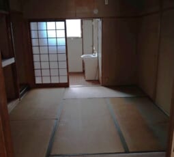 不用品回収 撤去後の写真