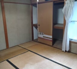 不用品回収　 撤去後の写真