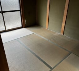 不用品回収　 撤去後の写真