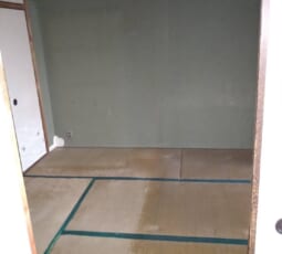 不用品回収　 撤去後の写真
