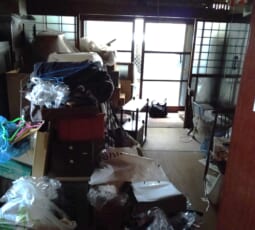 遺品整理 作業前の写真