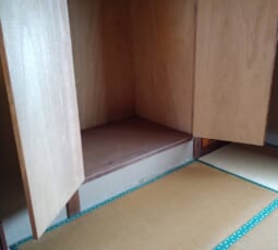 不用品回収 撤去後の写真