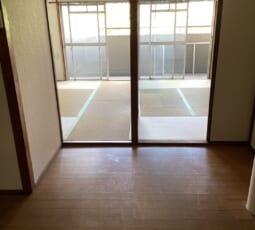 不用品回収　 撤去後の写真