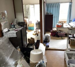 不用品回収　 作業前の写真
