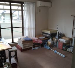不用品回収 作業前の写真