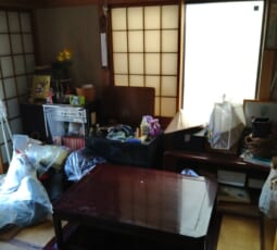 遺品整理 作業前の写真